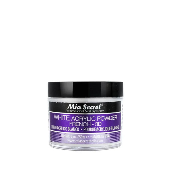 MIA SECRET WHITE ACRYLIC POWDER 2OZ PL430-W