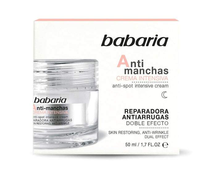 CREMA FACIAL BABARIA ANTI MANCHAS
