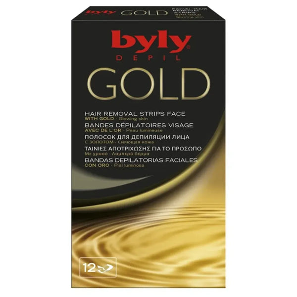 BANDAS DEPILATORIAS BYLY ORO