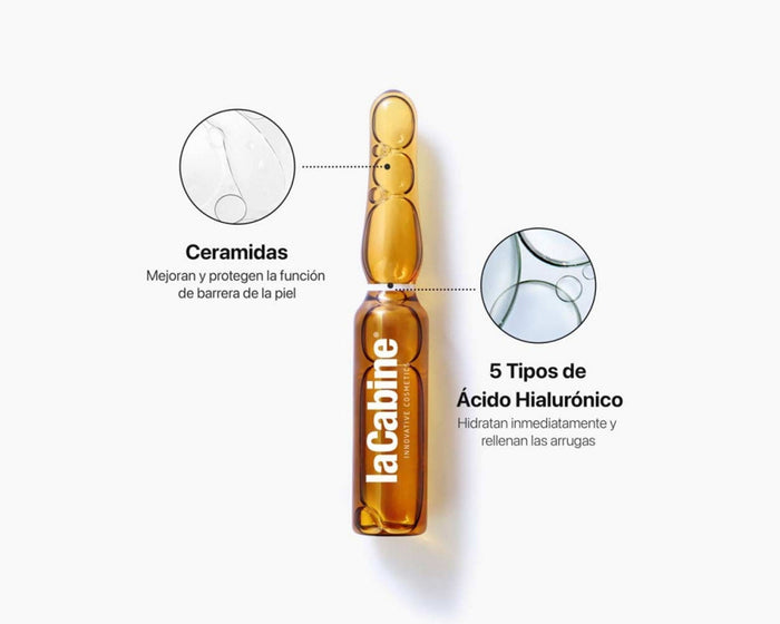 LACABINE AMPOLLAS FACIALES 5X PURE HYALURONIC 2ML