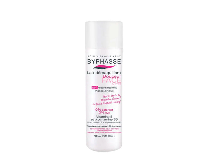 LECHE DESMAQUILLANTE BYPHASSE VITAMINA E 500ML