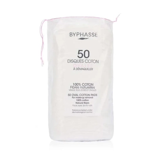 DISCOS DE ALGODÓN OVALADOS BYPHASSE X50