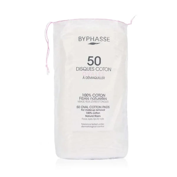 DISCOS DE ALGODÓN OVALADOS BYPHASSE X50