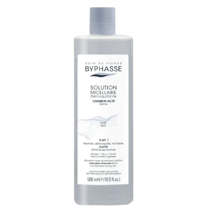 SOLUCIÓN MICELAR BYPHASSE CARBÓN ACTIVO 500ML
