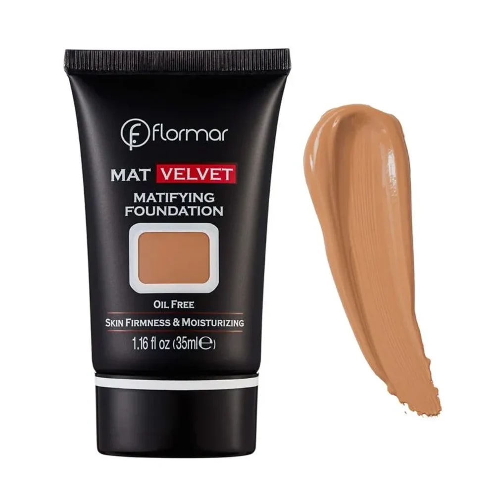BASE DE MAQUILLAJE FLORMAR MAT VELVET MATIFYING FOUNDATION 35ML