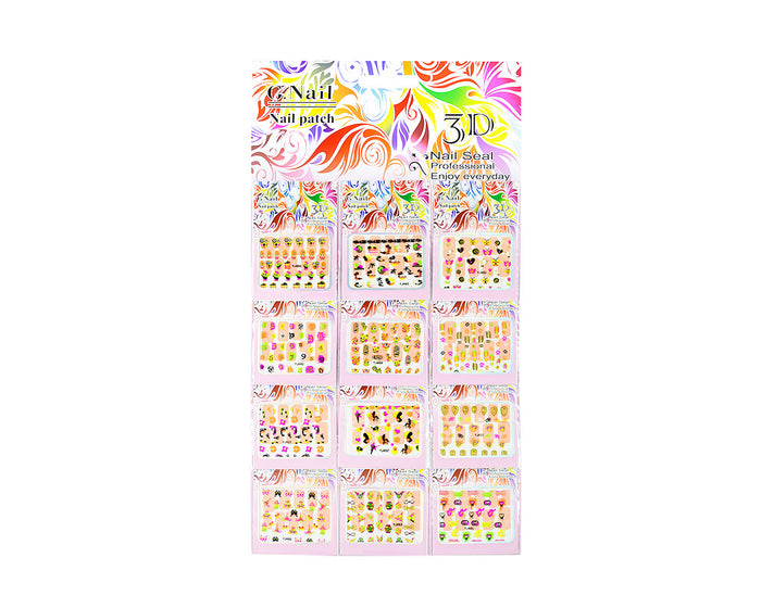 PLANCHA STICKER UNA GNAIL X12