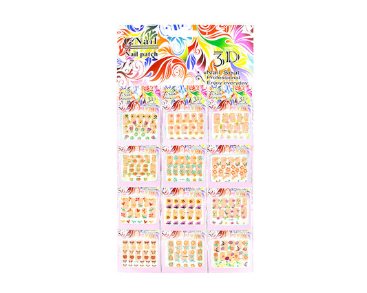 PLANCHA STICKER UNA GNAIL X12