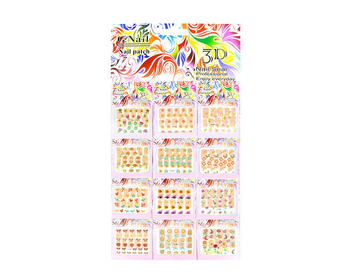 PLANCHA STICKER UNA GNAIL X12