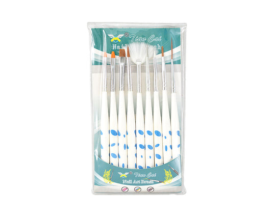 SET PINCEL UÑA ACRILICO X9