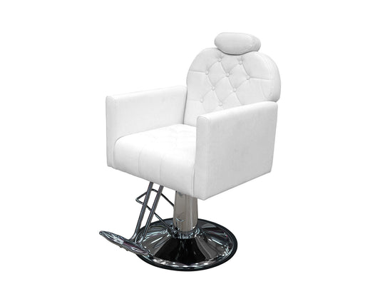 SILLON RECLINABLE ANNA CAPITONEADO BLANCO