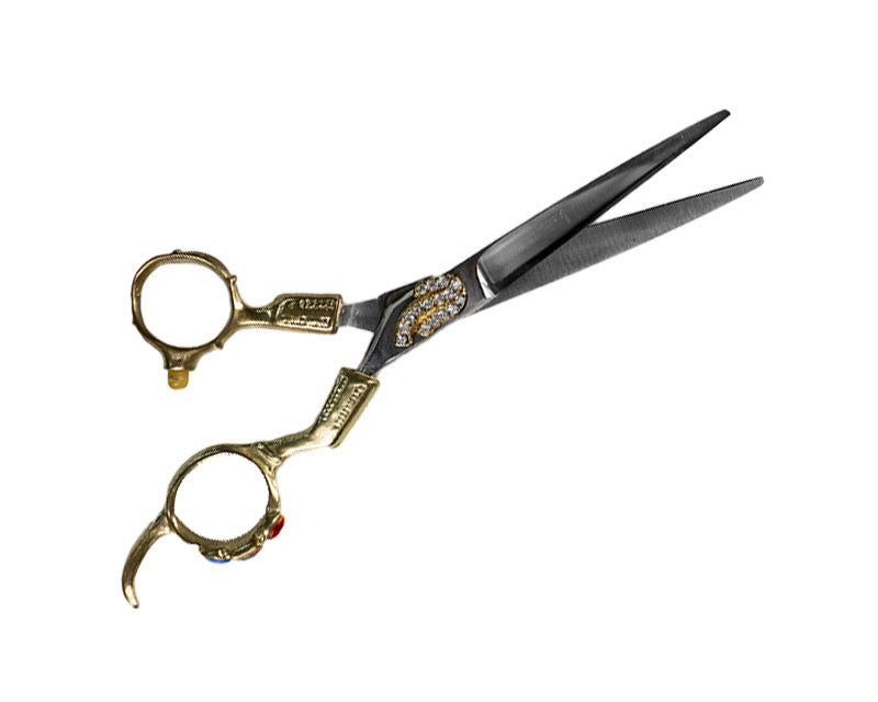 TIJERA CABELLO DORADA BRILLO PUNTA #184