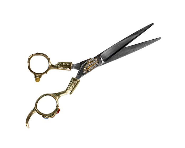 TIJERA CABELLO DORADA BRILLO PUNTA #184