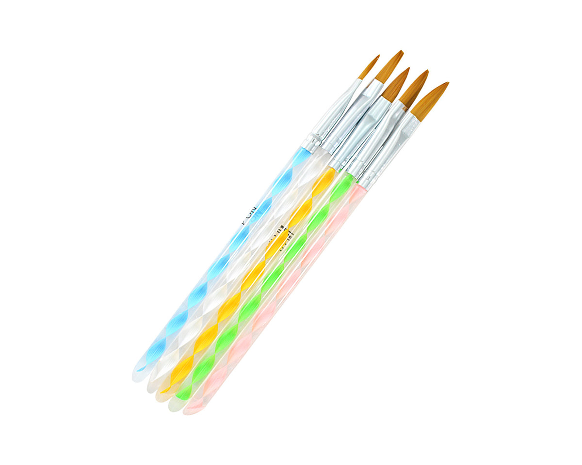 JUEGO DE PINCEL UÑA ACRILICO X5 #310