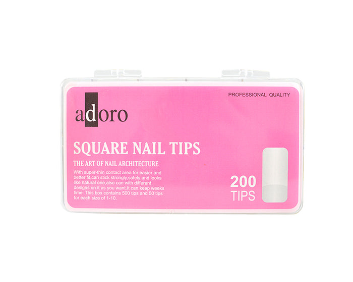CAJA DE UÑA ADORO SQUARE X200 KP838N
