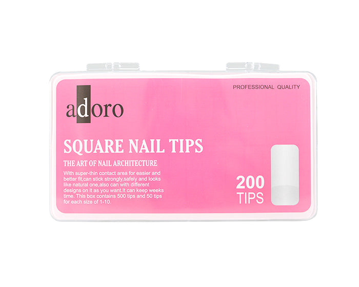 CAJA DE UÑA ADORO SQUARE X200 KP838-C