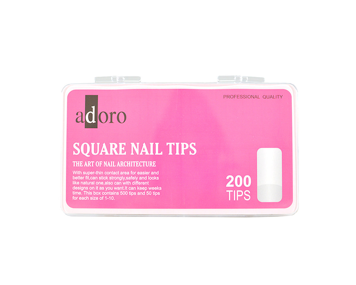 CAJA DE UÑA ADORO SQUARE X200 KP838-W