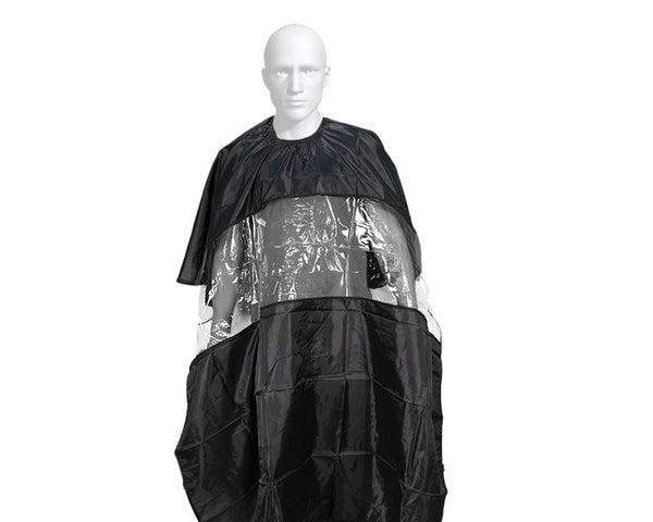 CAPA DE CORTE PROFESIONAL CON VENTANA TRANSPARENTE