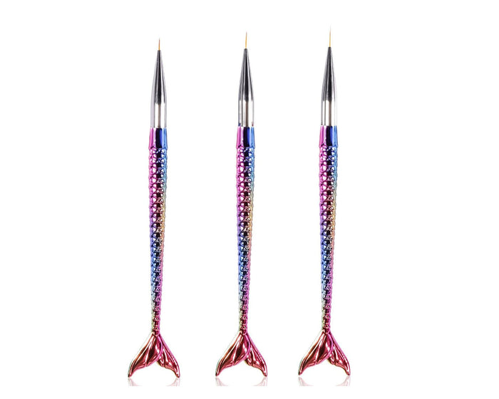 SET PINCEL UÑA SIRENA X3