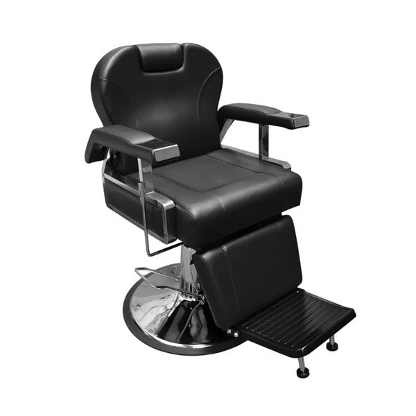SILLÓN DE BARBERÍA SILETI ST2215 NEGRO RECLINABLE