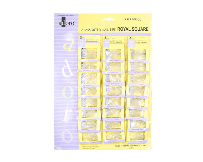 PLANCHA UÑA ADORO LILA CLEAR